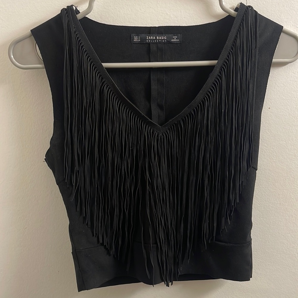 Zara fringe western crop